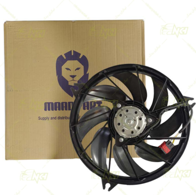 خرید مجموعه موتور فن رادیاتور پژو 206 207 رانا