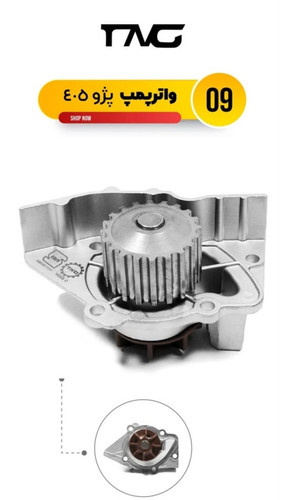 واتر پمپ پژو 405 تکنیک گستر